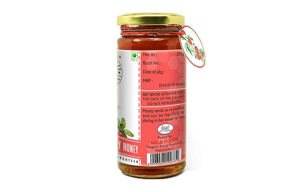The Honey Shop Sider-Wild Berry Honey    Glass Jar  325 grams
